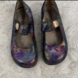 Alegria by PG Lite Rainbow Strap Sandal Shoes Women’s Size 38